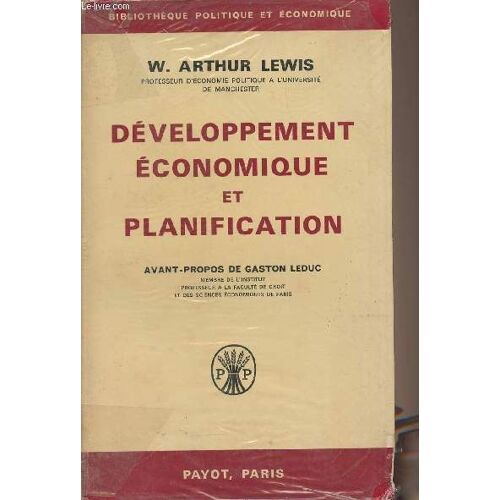 Développement Économique Et Planification - Bibliothèque Politique Et Économique