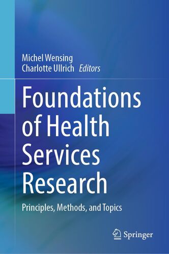 Foundations Of Health Services Research