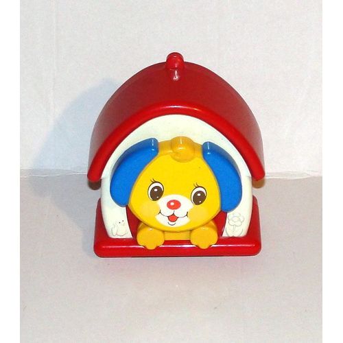 Berceuse Chien Pouet Dans Sa Niche Vintage Kiddicraft