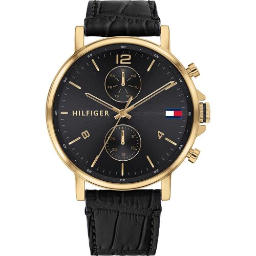 Tommy Hilfiger Montre Noir Multi-Cadrans Hommes Daniel 1710417