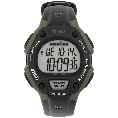 Timex Montre Noir Digital Hommes Ironman Classic 30 Tw5m44500