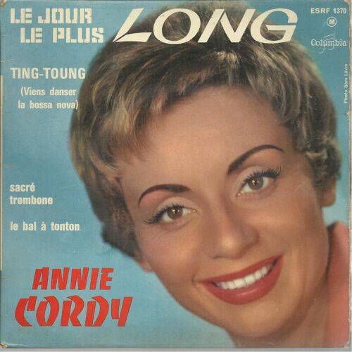 Le Jour Le Plus Long (Eddie Marnay - Paul Anka) 2'35 - Sacré Trombone (Raymond Bravard - Armand Canfora) 2'20 / Ting Toung (Maurice Tézé - Sacha Distel) 2'40 - Le Bal À Tonton (Mareuil, Liferman) 2'05