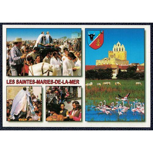 France Carte Postale Cp Postcard Pèlerinage Les Saintes Maries De La Mer Camargue
