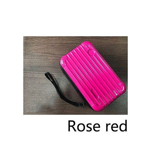 Rose Rouge - Super Mini Sac Avant Avec Connecteur Pour Vélo Pliant, Joli Panier, Accessoires Pour Brompton