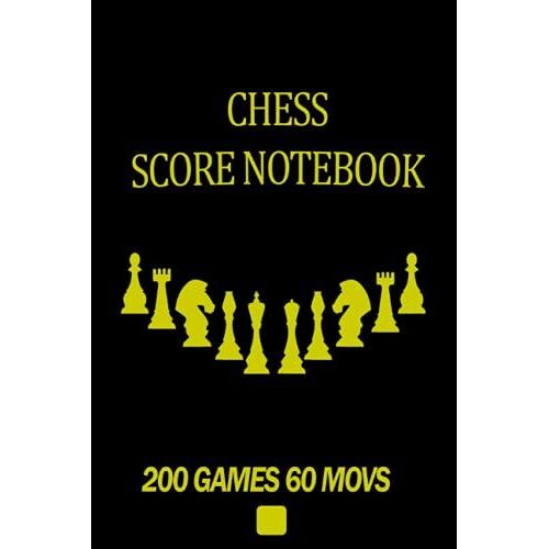 Chess Score Notebook:: Chess Game Record Keeper Book | Log Wins Moves & Strategy | 100 Games 60 Move And 20 Notes