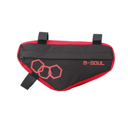 Tb1-Noir Rouge - Sac Triangulaire Étanche Pour Cadre De Vélo, Sacoche De Selle, B-Soul