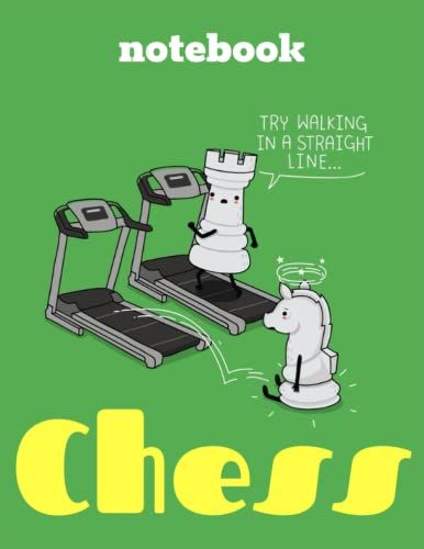Chess Notebook: Chess Composition Notebook Wide Ruled 8.5x11 Inches, 100 Pages Chess Piece Pattern For School & Home