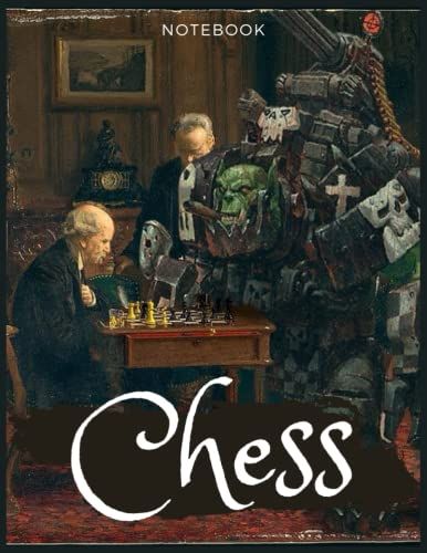 Chess Notebook: Chess Composition Notebook Wide Ruled 8.5x11 Inches, 100 Pages Chess Piece Pattern For School & Home