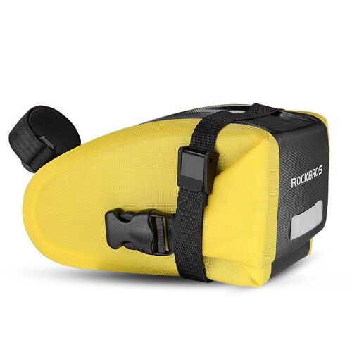 As-004y - Sac De Vélo Portable Étanche À La Pluie Tpu, Bande Réfléchissante, Selle Pliable, Grande Capacité, Accessoire De Poche Pour Vélo