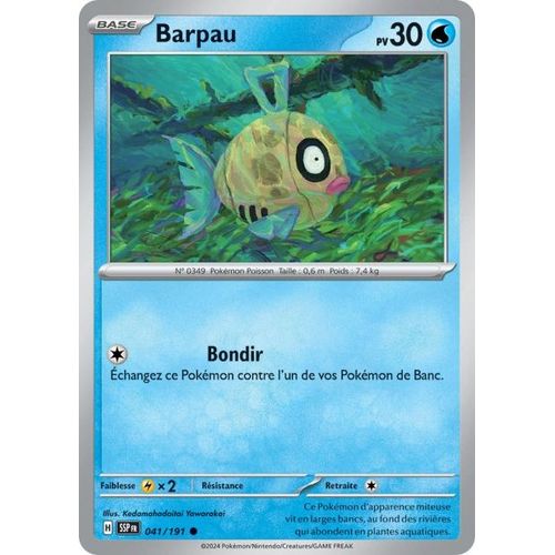 Carte Pokémon - Barpau - 041/191 - Ev8 Etincelles Déferlantes