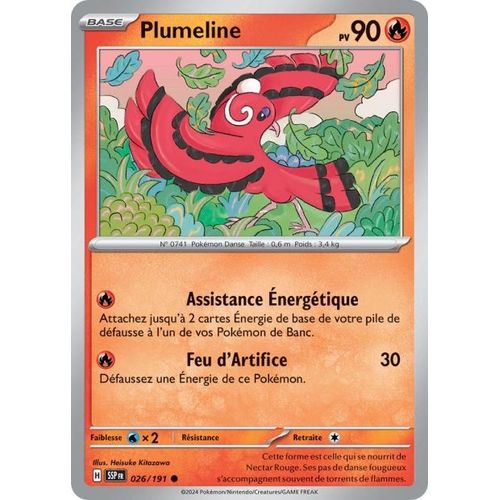 Carte Pokémon - Plumeline - 026/191 - Ev8 Etincelles Déferlantes