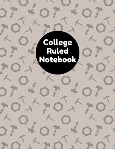 College Ruled Notebook: Fathers Day Themed, 1 Subject, Lined Paper Pages Book