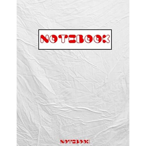 Mix White Notebook - Notebooks For All Uses - Size (8.5 X 11 Inches) 120 Pages: Lined Paper: For All Uses