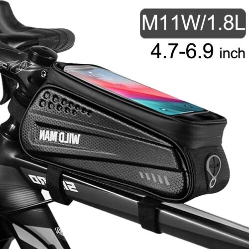 M11w 1.8l - Sac De Vélo Étanche Avec Cadre 1,8 L, Tube Avant, Étui De Téléphone Pour Écran Tactile 7 Pouces, Accessoires