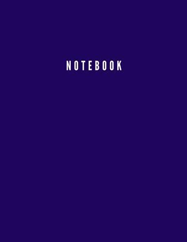 Notebook: Lined Paper 110 Pages - Simple Cover - Large (8.5 X 11 Inches)