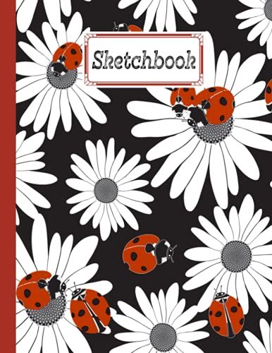 Sketchbook For Kids: Premium Ladybug Cover | Size 8.5" X 11" |Blank White Pages For Painting, Drawing, Writing, Sketching And Doodling By David Garcia