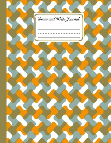 Draw And Write Journal: Geometric Primary Story Journal, Draw And Write Journal For Kids K-2 Early Primary Story Journal | (8.5" X 11") (Journals For Kids) | By Horst-Dieter Rau