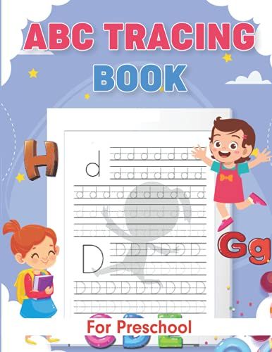 Abc Tracing Book For Preshool: Control And Learning Trace Letter With Line. A Great Way To Learn Abc Handwriting For Kindergarten.