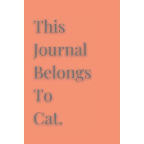 Coral And Grey Pumpkin Personal Prayer Dream Thoughts Paperback Lined Journal - (6x9) Cat.