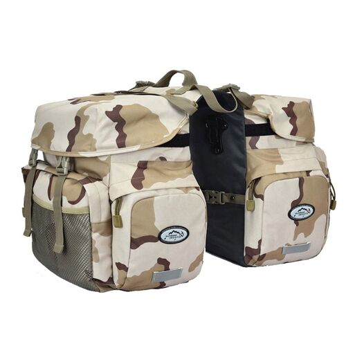 Camouflage - Sac De Transport De Vélo 50l, Sacoche De Coffre 2 En 1 Multifonction Pour Vélo, Imperméable, Double Face