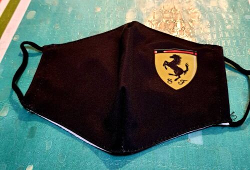 Masque De Protection Motif Ferrari 