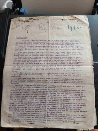 Vieux Papiers Documents Anciens : Signes Astral Zodiac... 1912
