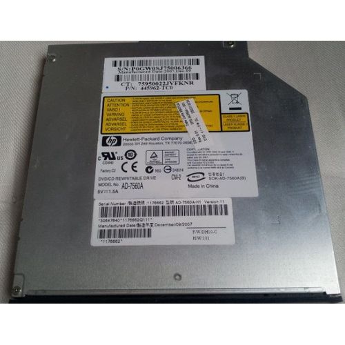 Graveur DVD HP AD-7560A interne pour portable