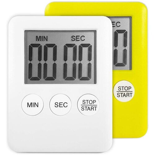 Minuterie De Cuisine Numérique, Minuterie À ¿Ufs, Adaptée Au Travail, Au Sport, Au Jeu, À La Cuisine, Pour Enfants, Lot De 2