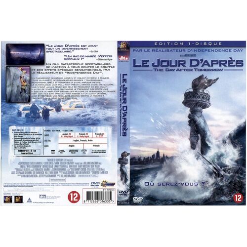 Jaquette Dvd - Le Jour D'après