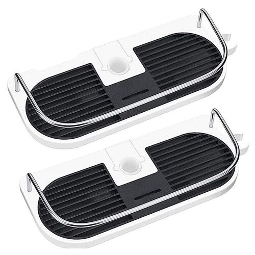 Étagère de douche, étagère de salle de bain, panier de douche, organisateur de salle de bain à hauteur réglable, tige de douche de diamètre