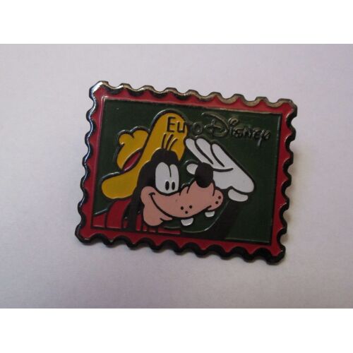 Pin's Disney / Dingo  (Style Timbre Signé Disney Recto Et Verso)