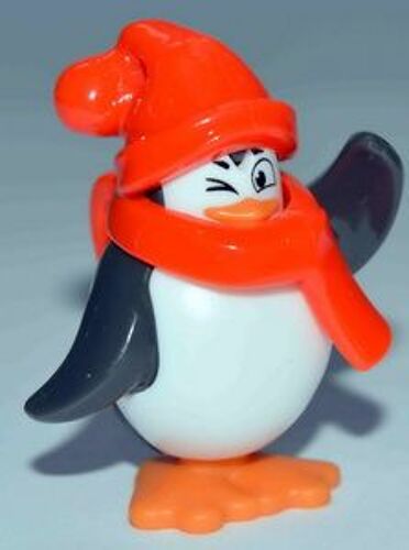 Figurine "Kinder" (2021) - Figurine De Noël / N° 8 - Le Pingouin ( Vu312 / Vu-312 ) Avec Bpz