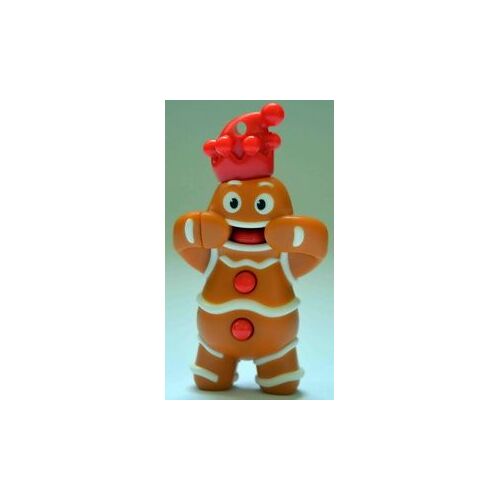 Figurine "Kinder" (2021) - Figurine De Noël / N° 10 - Bonhomme Pain D'épice ( Vu332 / Vu-332 ) Avec Bpz
