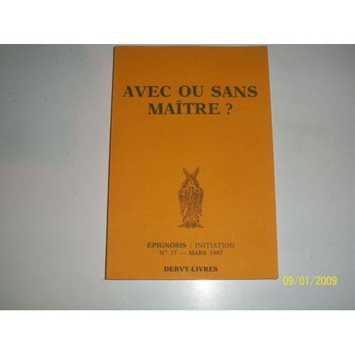 Avec Ou Sans Maître ? [Revue Epignosis]
