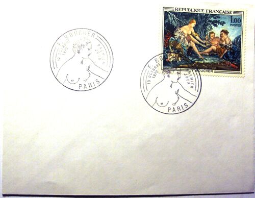Enveloppe Premier Jour De Boucher 1970 Paris E97