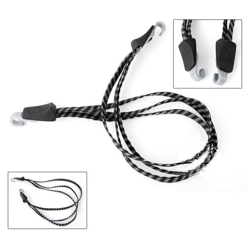 Comme Montré - Porte-Bagages De Vélo Vtt, Bande Élastique Rétractable, Supports De Vélo, Sangles En Caoutchouc Attachées, Corde/Valise Avec Plastique