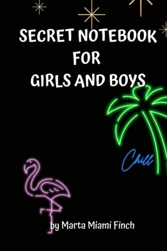 Secret Notebook For Girls And Boys: Diary / Journal / Log Book / Teenagers / Teens Life / Secrets / Feelings / Emotions / Memories / Cover Black & Cartoon - Finish Matte