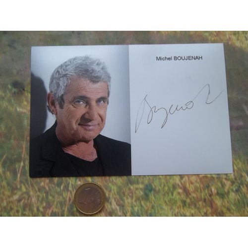 Document Collection Autographe Michel Boujenah