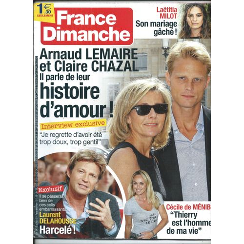 France Dimanche 22/08/2014 Céline Dion, Johnny Hallyday, Jean Schultheis, Jean-Luc Lahaye, Desireless, Thomas Dutronc, Alizée, Louis Bertignac, Luis Mariano,Ménie Grégoire,Pierre Vassilu,C. Gainsbourg