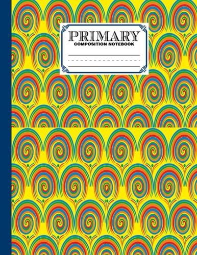 Primary Composition Notebook: Primary Composition Notebook Grades K-2, Story Journal With Dotted Midline And Picture Space - Circles Cover By Marga Roth | 120 Story Pages, Size 8.5" X 11"