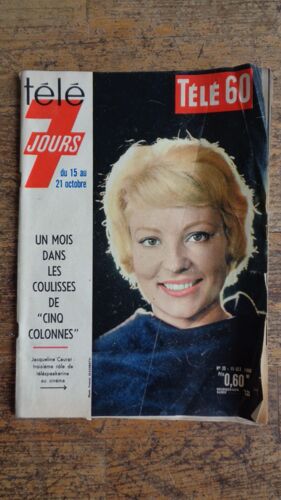 Revue Télé 7 Jours Numéro 30 - 1960 - Jacqueline Caurat
