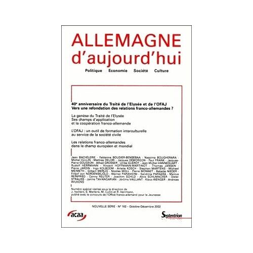 40e Anniversaire Du Traite De L'elysee Et De L'ofaj