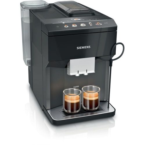 Machine à espresso entièrement automatique, EQ500 classic, Noir laqué, Noir, Réservoir d'eau Siemens TP513R09