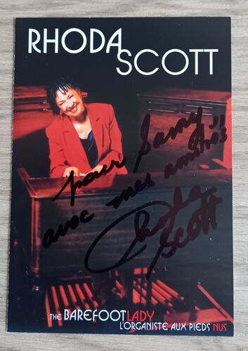 Autographe De Rhoda Scott