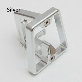 Argent - Aceoffix Bloc De Transport De Sac Avant Pour Brompton 73g En Alliage D'aluminium Ultra Léger Cb-02