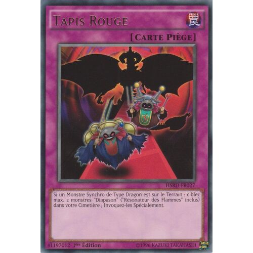 Hsrd-Fr027 - Tapis Rouge - Yu Gi Oh! - Français - Rare - R