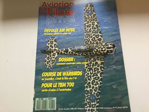 Aviation Pilote Privé N° 174 / Juillet 1988
