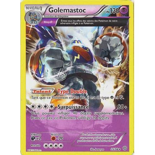 Carte Pokémon Golemastoc 35/98 Antiques