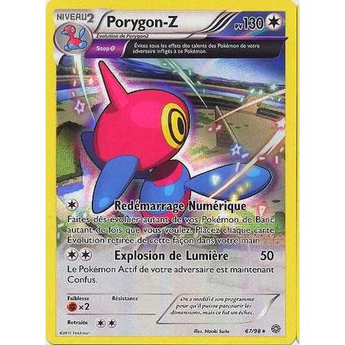 Carte Pokémon Porygon-Z 67/98 Holo Reverse Antiques