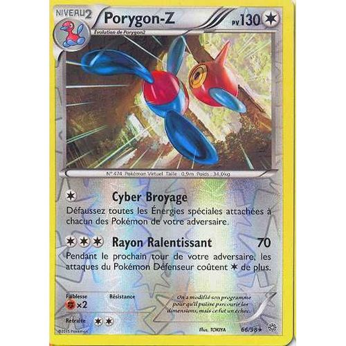 Carte Pokémon Porygon-Z 66/98 Holo Reverse Antiques
